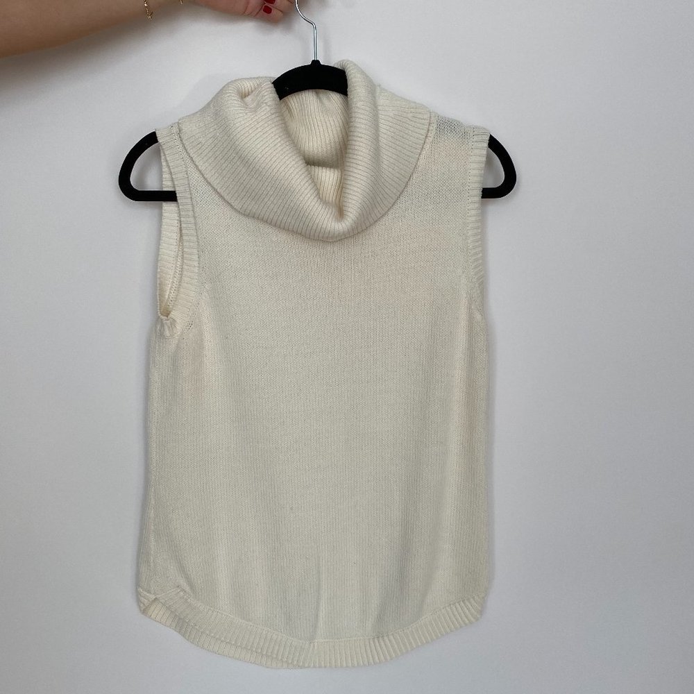 Sail to Sable Sleeveless Turtleneck Sweater
